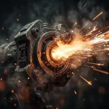 Booming Machine Gun Shots and Bursts sound effect artwork