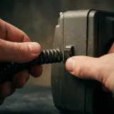 Plastic Radio Cord Handling Clicks sound effect artwork