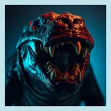 Deep Wet Reverberant Creature Growl sound effect artwork