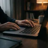 Slow Laptop Typing in a Quiet Room sound effect artwork