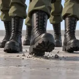 Illustrated thumbnail for Synchronized Heavy Boot Pivot and Stomp