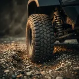 Vehicle Rolling over Gravel Potholes sound effect artwork