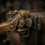 Steampunk Metal Latch Switch Click sound effect artwork