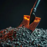 Metal Shovel Scraping Loose Gravel sound effect artwork