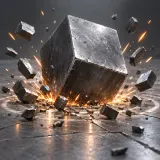 Stylized thumbnail for Heavy Resonant Metal Impact with Clattering Debris