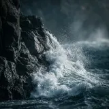 Waves Crashing on Cliffs sound effect artwork