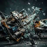 Metal and Glass Debris Crash sound effect artwork