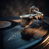 Abrupt Record Scratch Stop sound effect artwork