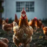 Chickens Clucking in Yard sound effect artwork