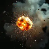 Small Explosion with Falling Debris sound effect artwork