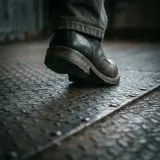 Hard Sole Footsteps on Metal sound effect artwork