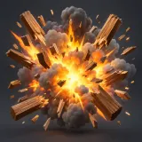 Illustrated thumbnail for Medium Explosion with Splintering Wooden Debris