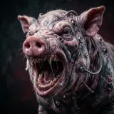 Processed Alien Pig Screech sound effect artwork
