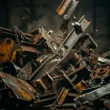 Heavy Metal Debris Crash and Collapse sound effect artwork