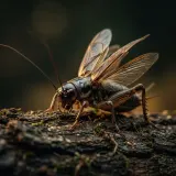 Single Cricket Chirping Close sound effect artwork