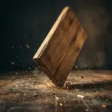 Wooden Board Drop and Bounce sound effect artwork