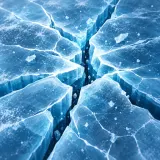 Brittle ice cracking and straining sound effect artwork