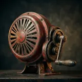 Vintage Hand Crank Siren Wail sound effect artwork