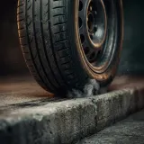 Short Tire Chirp Hitting Curb sound effect artwork
