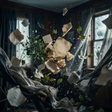 Gusty Storm Wind Inside House sound effect artwork