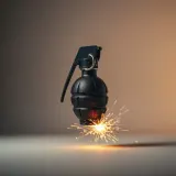 Grenade Pin Throw and Blast sound effect artwork
