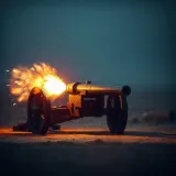 Loud Field Cannon Firing Outdoors sound effect artwork