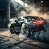 Car Start Rev and Tire Squeal sound effect artwork