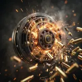 Minigun Rapid Fire Burst sound effect artwork