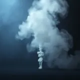 Cartoon Vanishing Smoke Poof sound effect artwork