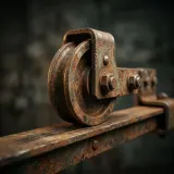 Rusty Metal Barn Door Slide sound effect artwork