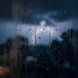 Rain on a Window with Distant Thunder sound effect artwork