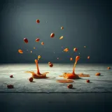 Sparse Wet Rubbery Splats on Concrete sound effect artwork