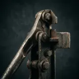 Heavy Boxcar Door Latch Lever sound effect artwork