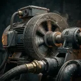 Industrial Sand Blaster Spin Up sound effect artwork
