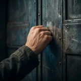 Knocking on a Metal Door sound effect artwork