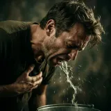 Man Retching and Vomiting sound effect artwork