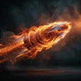 Flanged Fiery Rocket Whoosh Pass By sound effect artwork