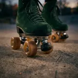 Roller Skates Rolling on Concrete sound effect artwork