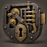 Illustrated thumbnail for Heavy Complex Metal Lock Mechanism Clicking