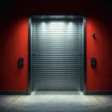 Heavy Freight Elevator Door Sliding Shut sound effect artwork