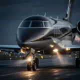 Business Jet Taxiing Close Up sound effect artwork