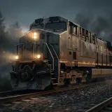 Freight Train Approach and Pass By sound effect artwork