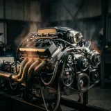 Throaty Car Engine Idle and Revs sound effect artwork