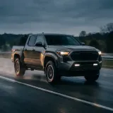 Pickup Truck Medium Speed Pass on Asphalt sound effect artwork