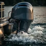Pontoon Boat Motor Revving on Water sound effect artwork
