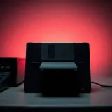 Vintage Computer Disk Drive Ejecting sound effect artwork