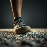 Single Gravel Footstep Scuff sound effect artwork