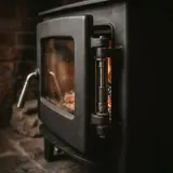 Wood Stove Metal Door Soft Close sound effect artwork