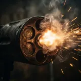 Single Revolver Gunshot Indoors sound effect artwork