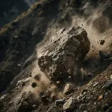 Rocks Tumbling Down Hillside sound effect artwork
